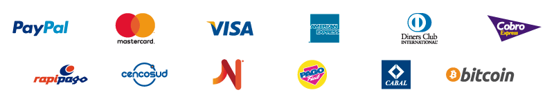 Medios de pago disponibles